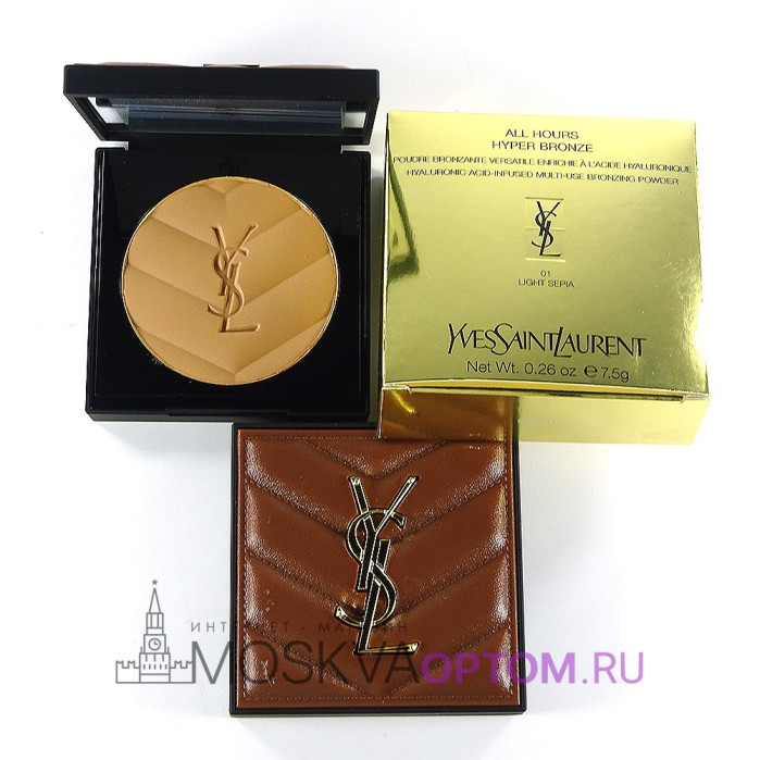 Бронзирующая пудра Yves Saint Laurent All Hours Hyper BRONZER (тон 02)