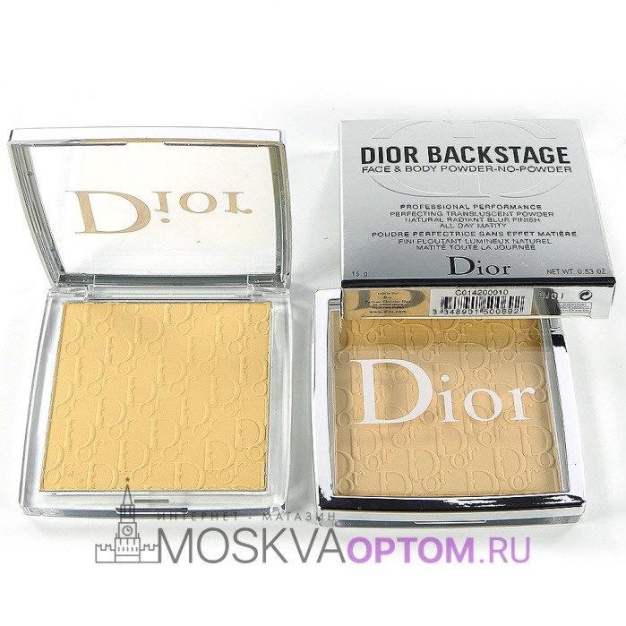Компактная пудра для лица и тела Dior Backstage Face&Body Powder-no-Powder (номер 02)