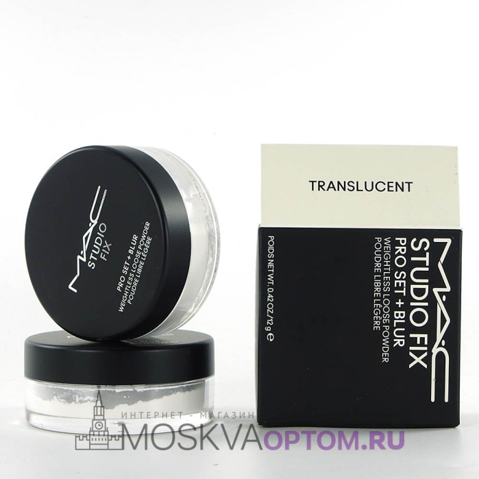 Рассыпчатая пудра MAC Studio Fix  Pro Set + Blur Translucent, 12 g