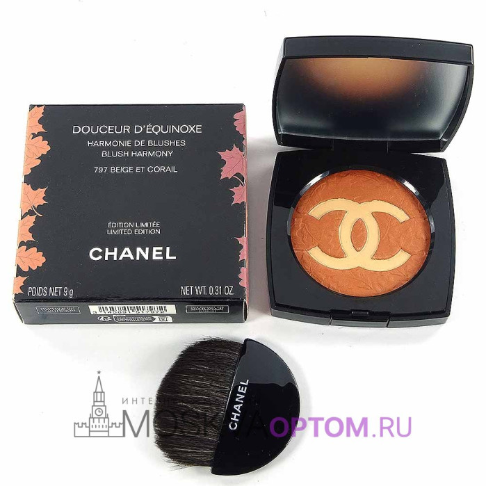 Румяна Chanel Douceur Dequinox Harmony (тон 797 Beige Et Corail)