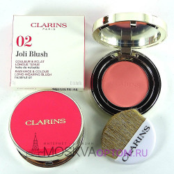 Румяна Clarins Joli Blush (тон 02 Cheeky Pink)