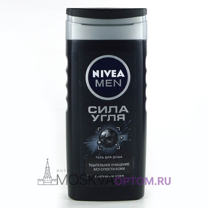 Гель для душа Nivea Сила угля (с активным углем), 250 мл