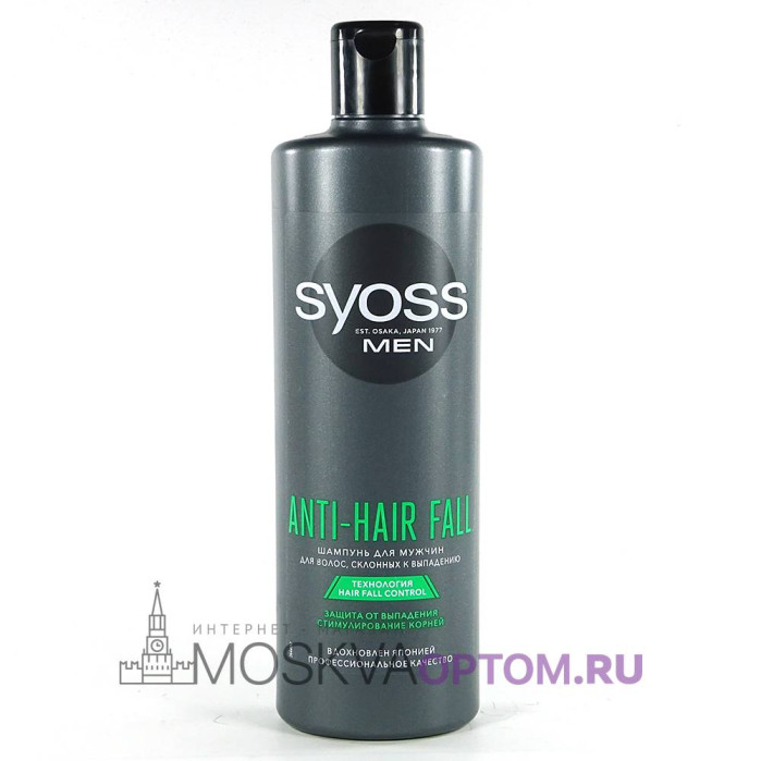 Шампунь Syoss Men Anti-Hair Fall (защита от выпадения, стимулирование корней)