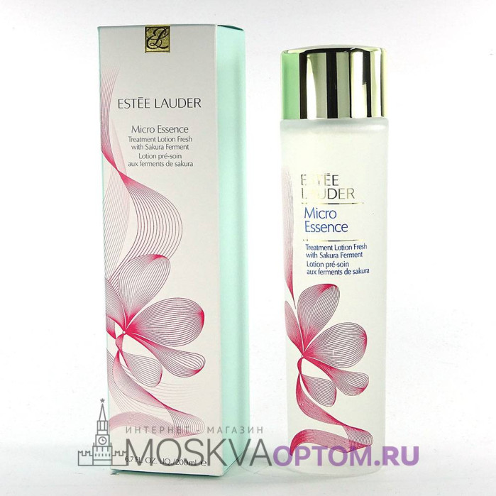 Ухаживающий лосьон для лица с ферментами сакуры Estee Lauder Micro Essence Treatment Lotion With Sakura Ferment, 200 ml