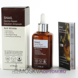 Сыворотка для лица с муцином улитки Dr.Cellio Snail Derma Repair Solution Ampoule 50 ml