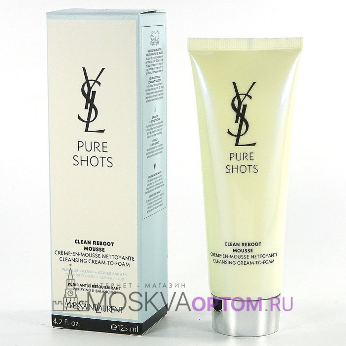 Очищающая пенка Yves Saint Laurent CLEAN REBOOT MOUSSE, 125 ml