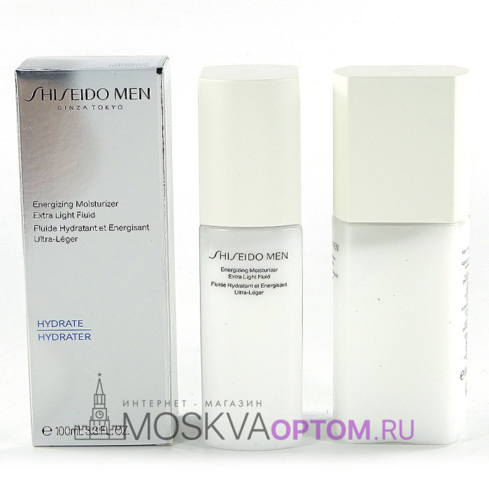 Флюид Shiseido Men Energizing Moisturizer Extra Light Fluid, 100 ml