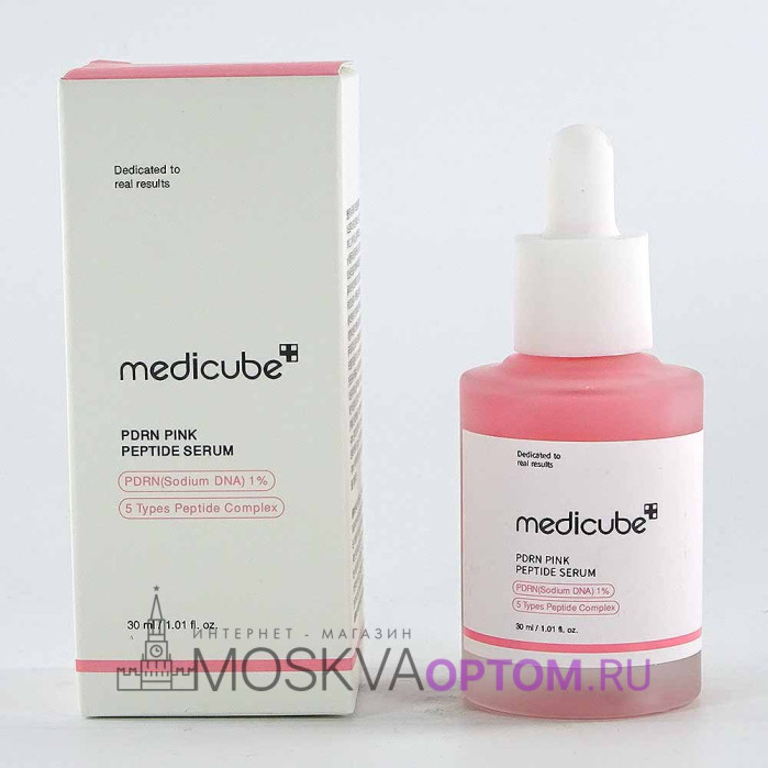 Лифтинг-сыворотка с ПДРН и пептидами Medicube PDRN Pink Peptide Serum, 30 ml