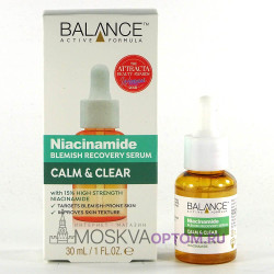 Сыворотка для лица Balance Niacinamide Blemish Recovery Serum Calm&Clear
