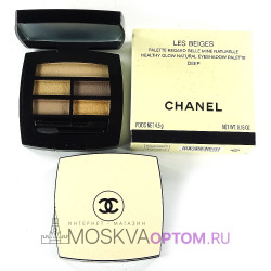 Палетка теней для век с эффектом естественного сияния Chanel Les Beiges Palette Regard (тон Deep)