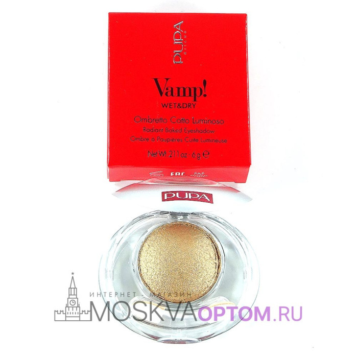 Сияющие тени для век Pupa Vamp! Wet&Dry Eyeshadow (номер 06)