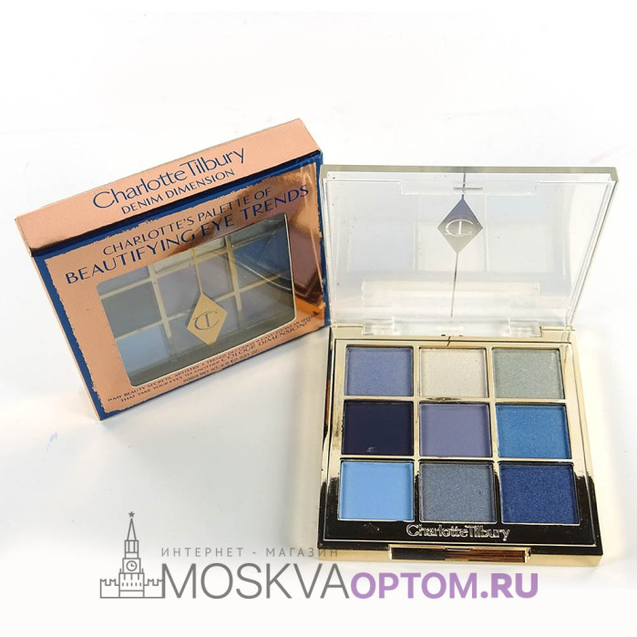 Палетка теней Charlotte Tilbury Charlotte's Palette Of Beautifying Eye Trends Denim Dimension