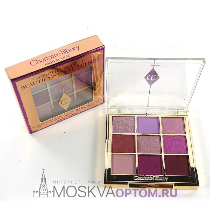 Палетка теней Charlotte Tilbury Charlotte's Palette Of Beautifying Eye Trends Digital Lilac