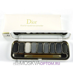 Палетка теней для век Christian Dior 9 color eyebrow powder №093