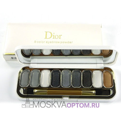 Палетка теней для век Christian Dior 9 color eyebrow powder №096