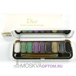 Палетка теней для век Christian Dior 9 color eyebrow powder №098