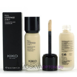 Консилер для лица  KIKO Milano Full Coverage 2-in-1 (номер 01)