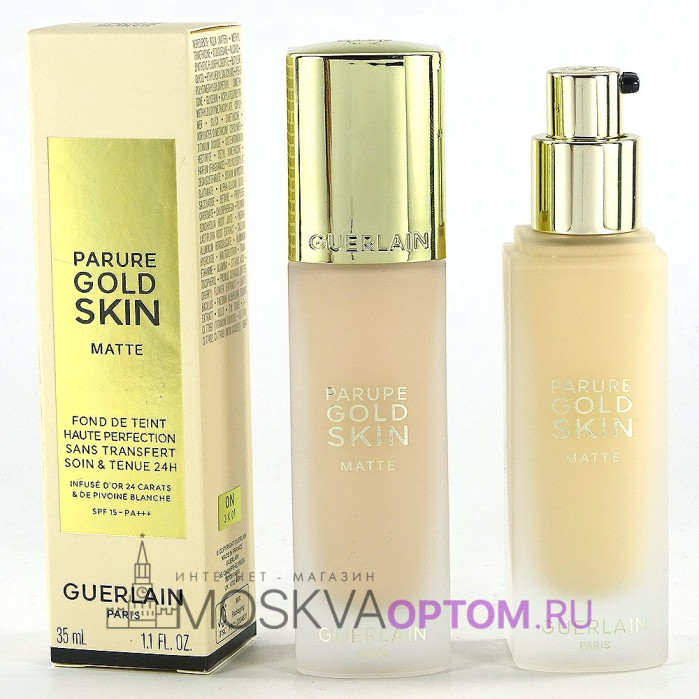 Матовое тональное средство Guerlain Parure Gold Skin Matte SPF 15-PA+++ (тон 2N), 35 ml
