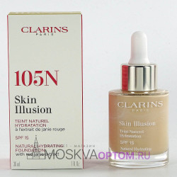 Тональный крем для лица Clarins Skin Illusion SPF 15, 30 ml (тон 105)