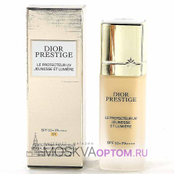 Тональный флюид Dior Prestige Le Protector UV Jeunesse et Lumière SPF 50+ PA++++, 30 ml (тон 01)