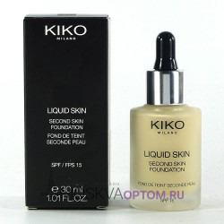Тональная основа Kiko Milano Liquid Skin SPF/FPS 15 (тон WR01) 