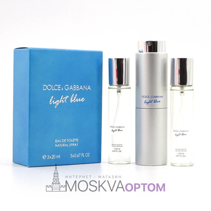 Dolce & Gabbana Light Blue Pour Femme женский 3х20ml