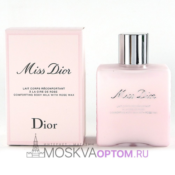 Парфюмированное молочко для тела Dior Miss Dior Body Milk With Rose Wax, 175 ml (LUXE Евро)