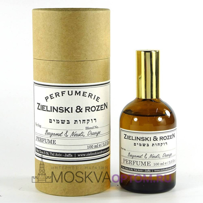 Zielinski & Rozen Bergamot & Neroli, Orange Edp, 100 ml (LUXE евро)