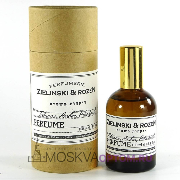 Zielinski & Rozen Tobacco, Amber, Patchouli Edp, 100 ml (LUXE евро)
