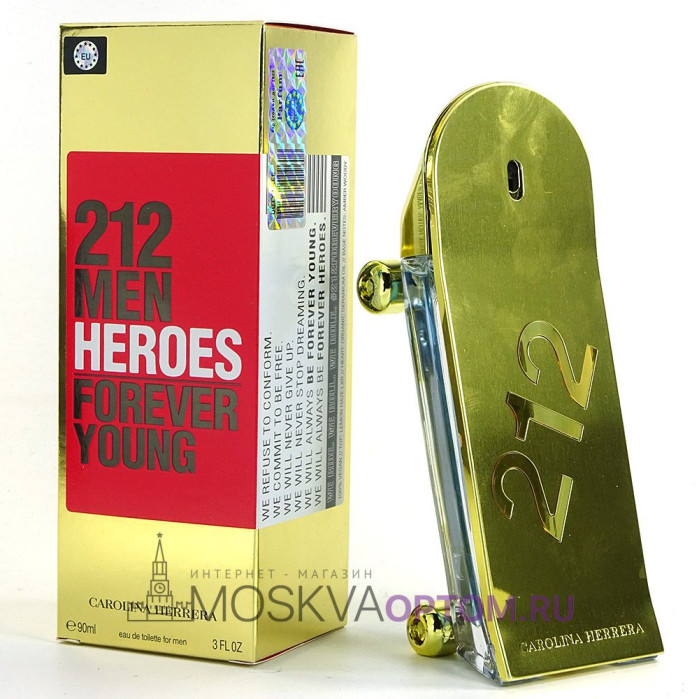 Carolina Herrera 212 Men Heroes Forever Young Edt, 90 ml (LUXE евро)