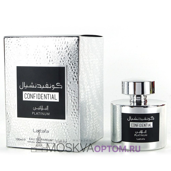 Lattafa Confidential Platinum Edp, 100 ml (ОАЭ)