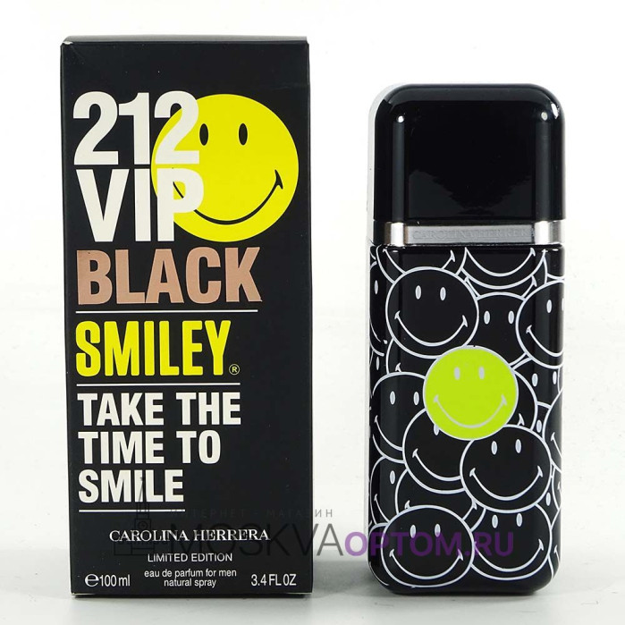 Carolina Herrera 212 VIP Black Smile Edp, 100 ml (ОАЭ)