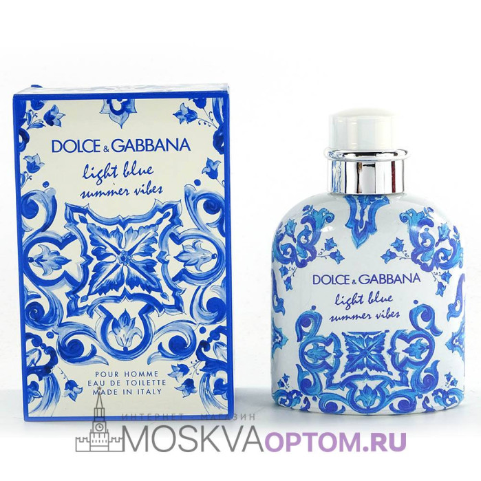 Dolce & Gabbana Light Blue Summer Vibes Edt, 125 ml (ОАЭ)