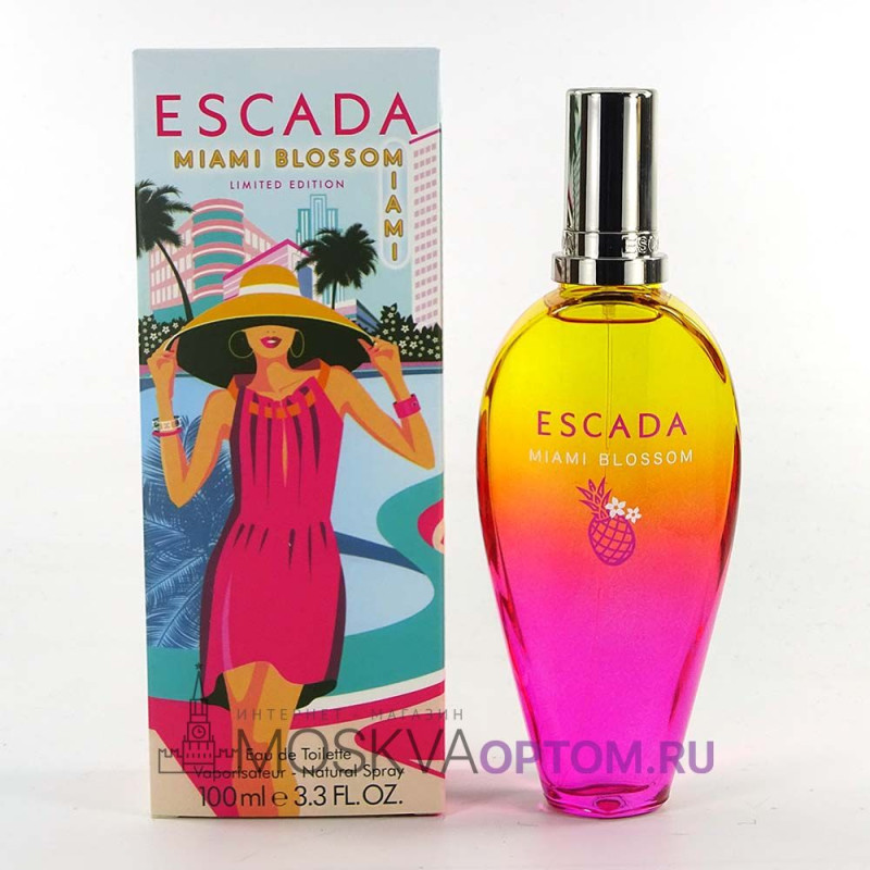 Эскада блоссом. Escada Miami Blossom туалетная вода 100 мл. Духи Escada Miami Blossom Limited Edition EDP, 100 ml. Эскада духи Скарлет.