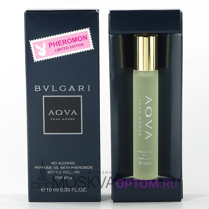 Духи с феромонами (масляные) BVLGARI Aqva pour Homme, 10 ml