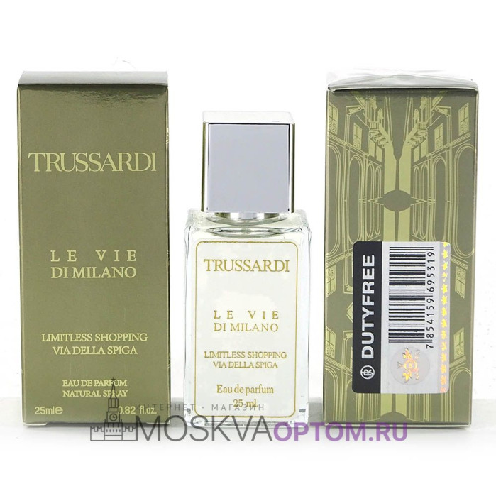 Мини-парфюм Trussardi Le Vie di Milano Limitless Shopping Via della Spiga Edp, 25 ml