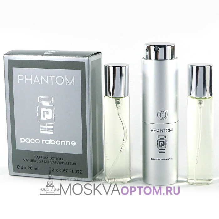 Paco Rabanne Phantom Edp, 3x20 ml