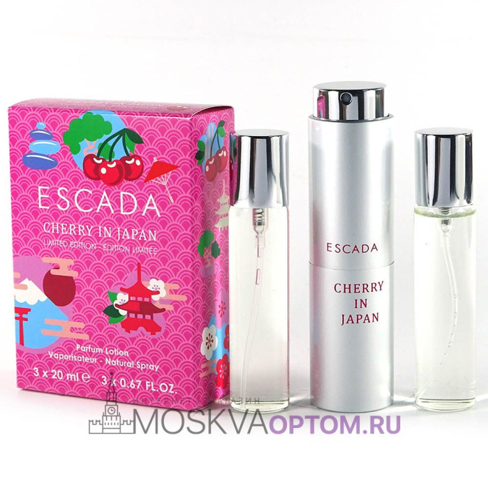 Escada Cherry In Japan Edp, 3x20 ml