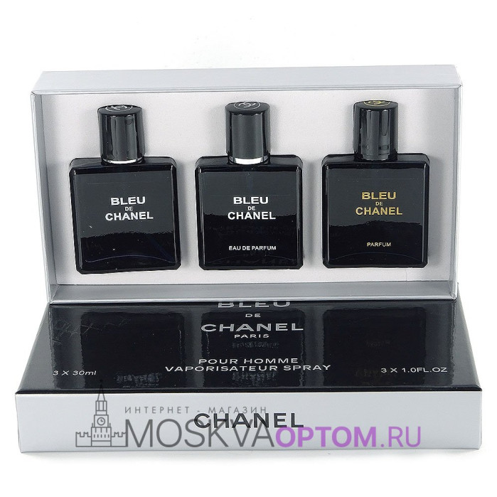 Подарочный набор духов Chanel Bleu de Chanel 3 по 30 мл