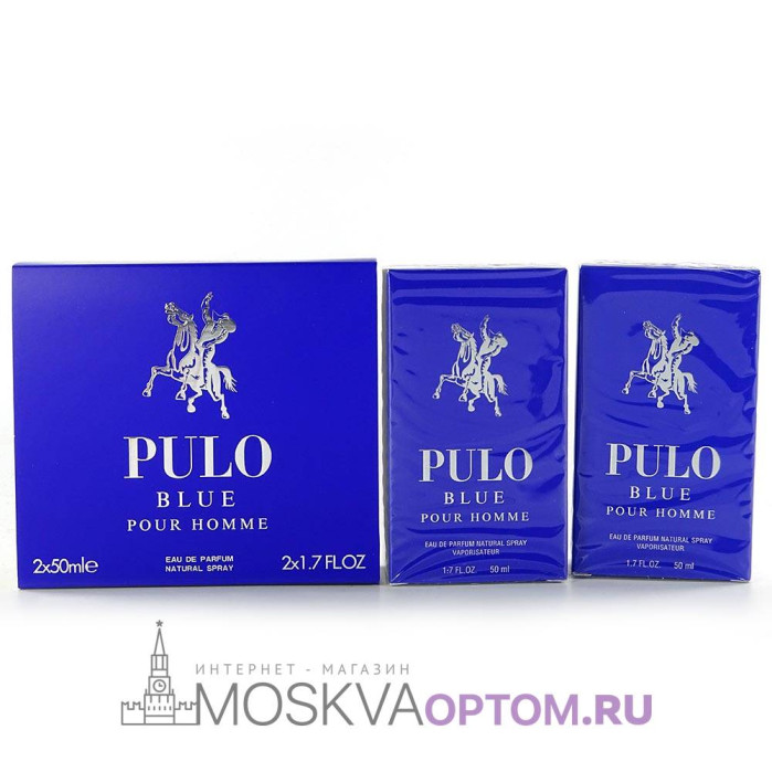 Набор Pulo Blue Pour Homme Edp, 2x50 ml