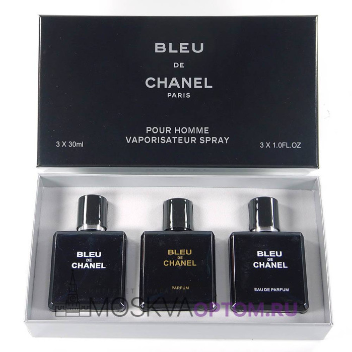 Подарочный набор духов Chanel Bleu de Chanel 3 по 30 мл