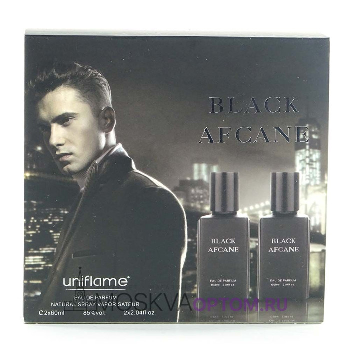 Набор Uniflame Black Afgane Edp, 2x60 ml