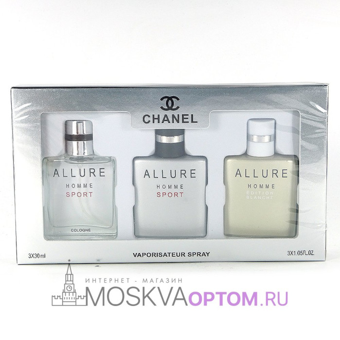 Подарочный набор духов Chanel Allure 3 по 30 ml