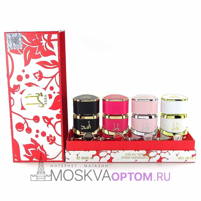 Подарочный набор духов Lattafa Perfumes Yara 4x35 ml