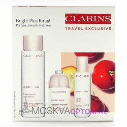 Подарочный набор Clarins Bright Plus Ritual 3в1