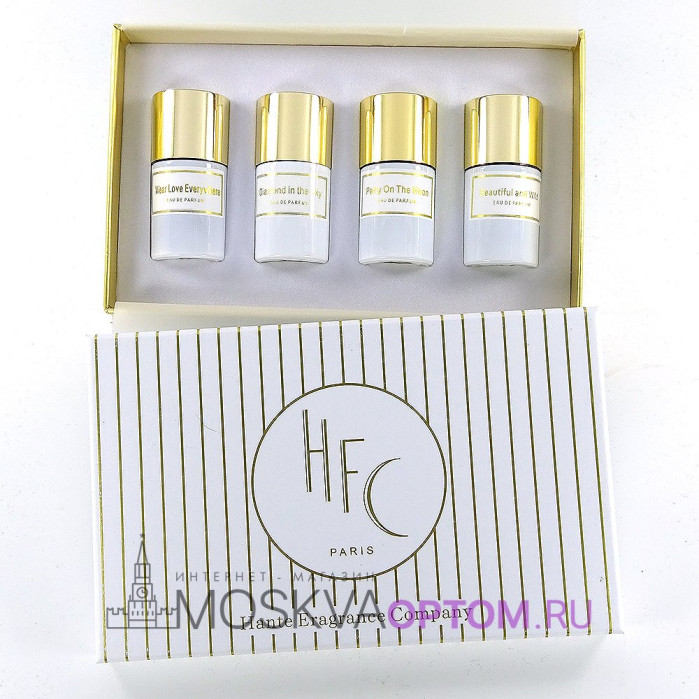Подарочный набор духов Haute Gragrance Company 4x15 ml (Wear Love Everywhere, Diamond in the Sky, Party on the Moon, Beautiful and Wild)