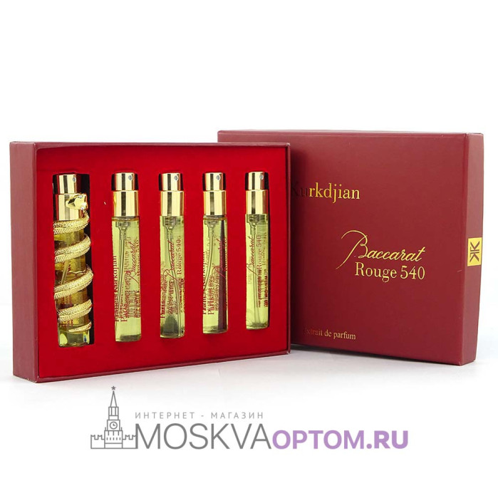 Подарочный набор парфюма Maison Francis Kurkdjian Baccarat Rouge 540 Extrait de parfum 5 х 12 ml