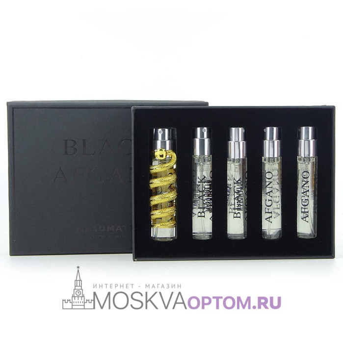 Подарочный набор парфюма Nasomatto Black Afgano Edp, 5 х 12 ml