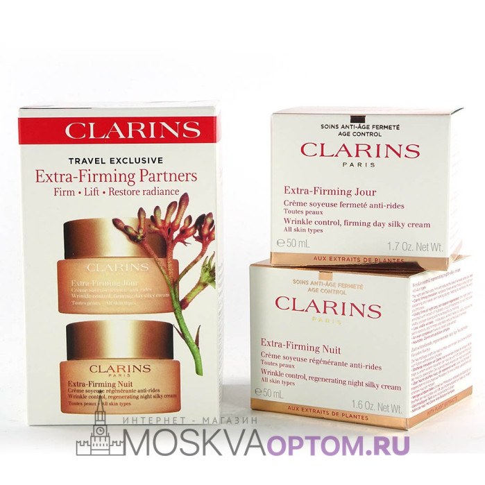 Набор кремов для лица Clarins Extra-Firming Partners 2 в 1