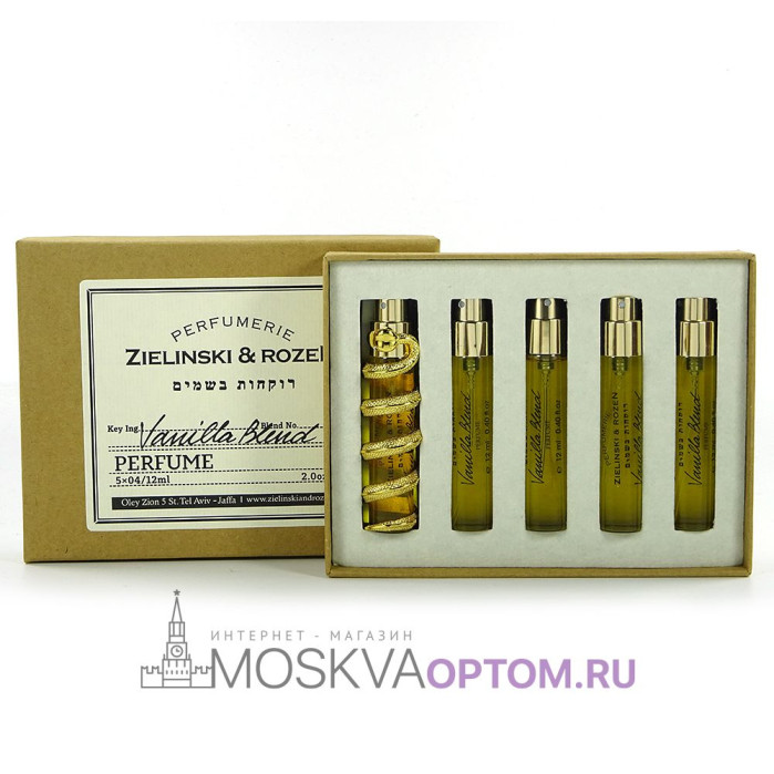 Подарочный набор парфюма Zielinski & Rozen Vanilla Bltnd Edp, 5 х 12 ml
